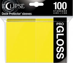 Eclipse Gloss standard sleeves - Lemon Yellow
