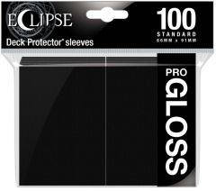 Eclipse Gloss Standard Sleeves: Jet Black