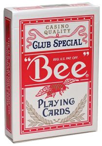 Bee Playing Cards - Rød